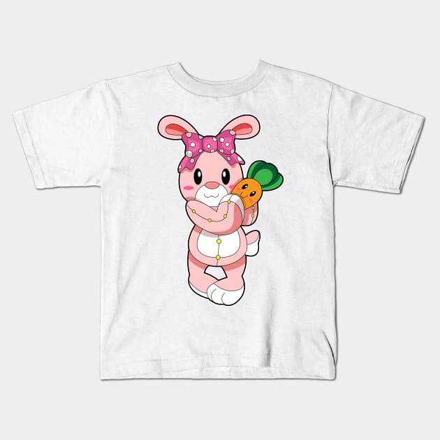 Rabbit as Toy Kids T-Shirt by Markus Schnabel